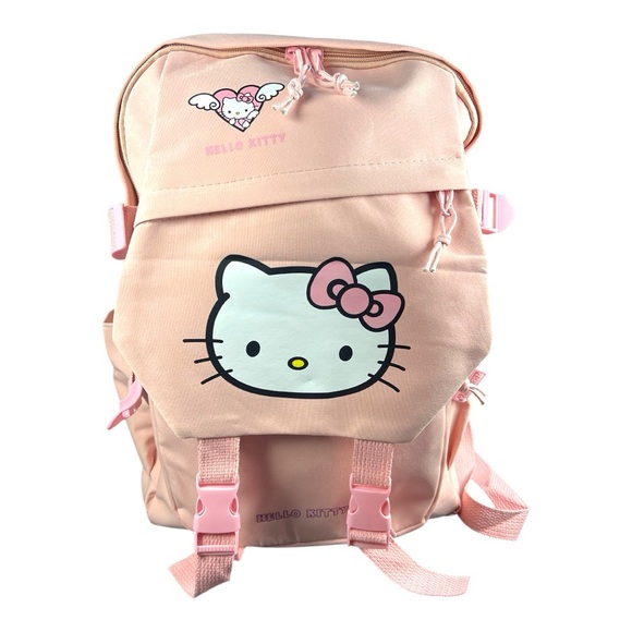 Hello Kitty Pink Backpack - Adorable & Functional! - Picture 1 of 9